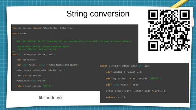 Cython: pointers and strings смотреть онлайн