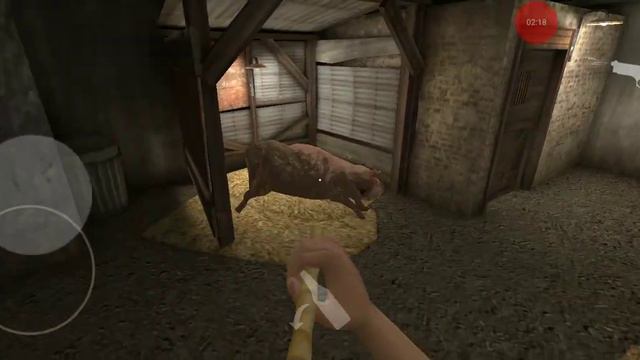 Свинью Mr. Meat можно оживить при помощи банбуковой трубочке | Mr. Meat 1.5.0 смотреть онлайн