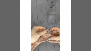 Блестящий пуловер/свитерок для Уточки Лалафанфан спицами