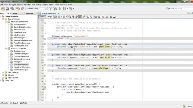 Bài 30 Java Swing Key Event смотреть онлайн