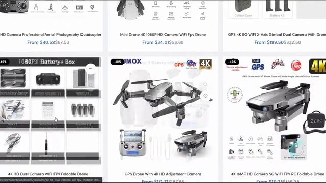 Drone products Shopify Store | Webllic.com смотреть онлайн