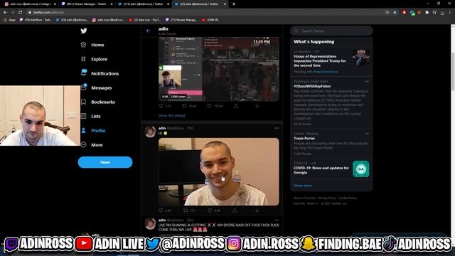 Adin's Friends React to Him becoming Mr. Potato Head... *NEW HAIRCUT* смотреть онлайн