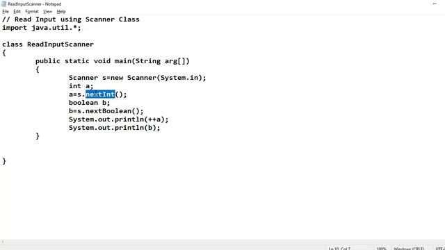 Java - User Input- Scanner Class смотреть онлайн