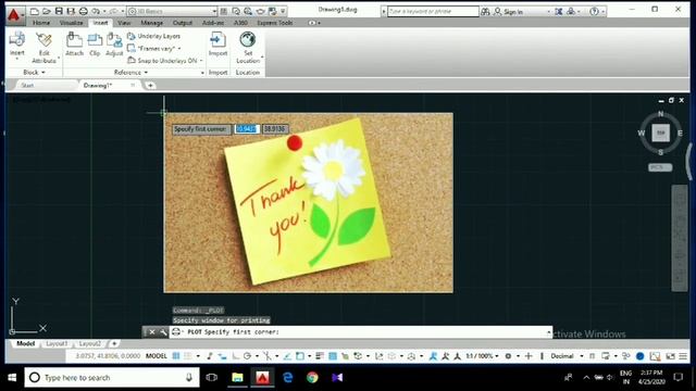 How to attach and adjust image in the AutoCAD 2016 смотреть онлайн