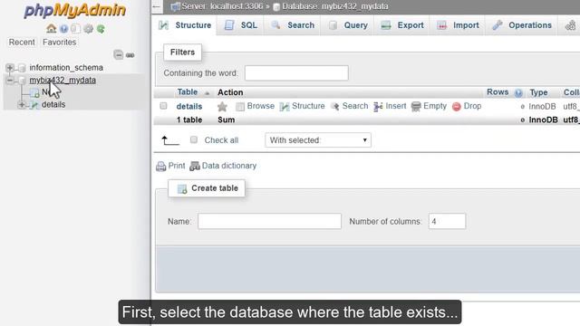 Deleting fields from database tables with phpMyAdmin - HOSTIMUL смотреть онлайн