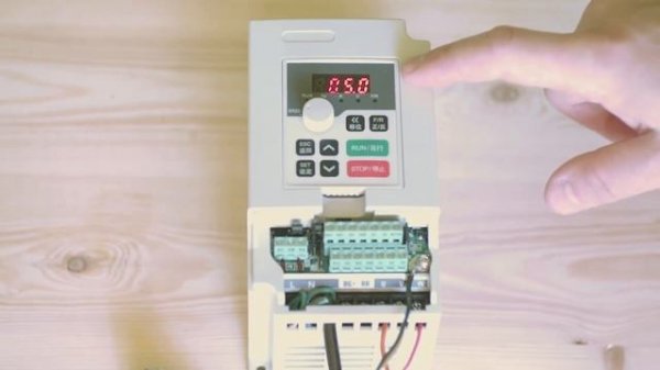 Подключение и настройка преобразователя частоты H100