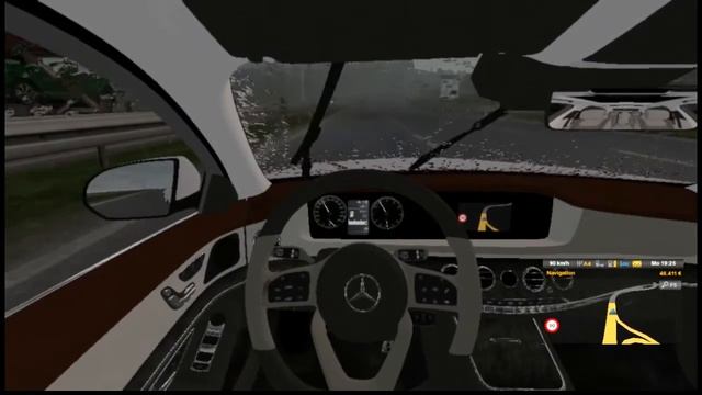 EURO TRUCK SIMULATOR 2-MERCEDES S65 AMG REALISTIC DRIVING смотреть онлайн