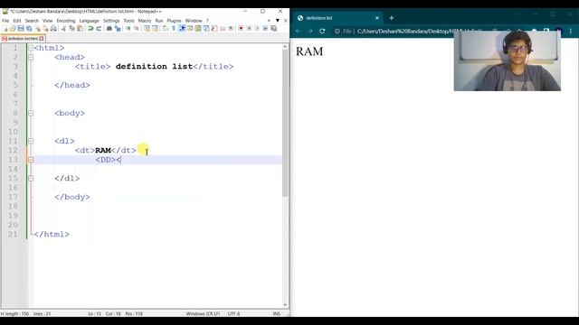 14.HTML definition list for A/l, O/L, GIT Exam - Basic Web Designs |සිංහලෙන්|ICT with Deshu смотреть онлайн