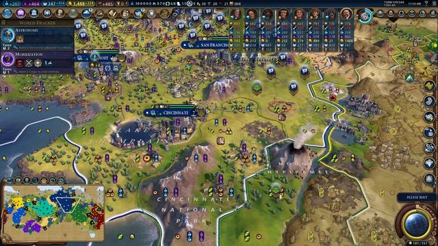หาทำเลอุทยานเพิ่ม | America Bull #10 | Civilization VI ไทย смотреть онлайн