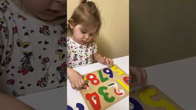 Вика учится считать (2года 4мес) смотреть онлайн