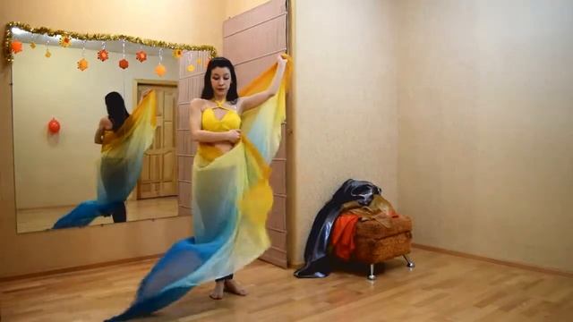 Платок. Какой платок(вуаль) для танца живота выбрать. Как правильно работать. смотреть онлайн