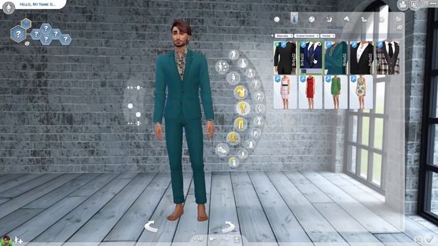 CAS Alpha CC || Lincoln Davenport || The Sims 4 смотреть онлайн