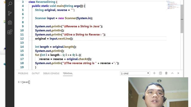 Reverse a String in Java смотреть онлайн