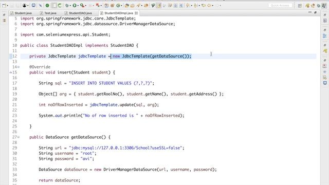 Develop your first Spring Jdbc app | Configure JdbcTemplate in 2 simple steps | Spring CRUD - Inser смотреть онлайн