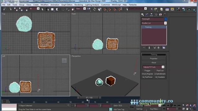 thinkingParticles: Softbody смотреть онлайн