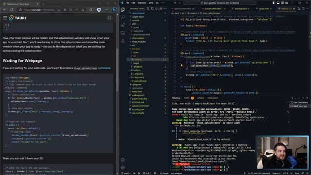Tauri Features: Splashscreen смотреть онлайн