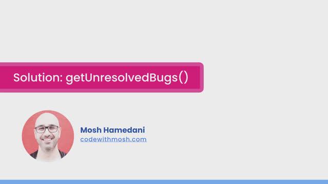 10-12 - Solution- getUnresolvedBugs смотреть онлайн