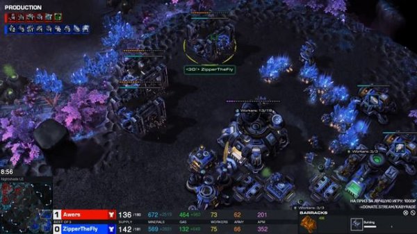 [SC2] Awers (T) vs. ZipperTheFly (T) | Квалификация #1 | Argentum Cup