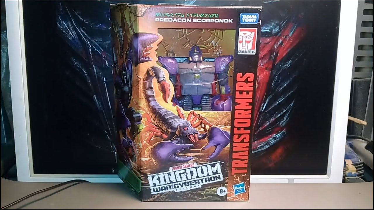 Unpackaging + review! Scorponok, WFC Kingdom, Deluxe class by Hasbro смотреть онлайн