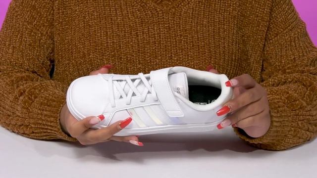 adidas Kids Grand Court 2.0 Elastic (Little Kid/Big Kid) SKU: 9713239 смотреть онлайн