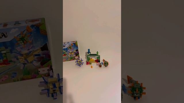LEGO MINECRAFT SET 21180 THE GUARDIAN BATTLE BUILD AND REVIEW!! смотреть онлайн