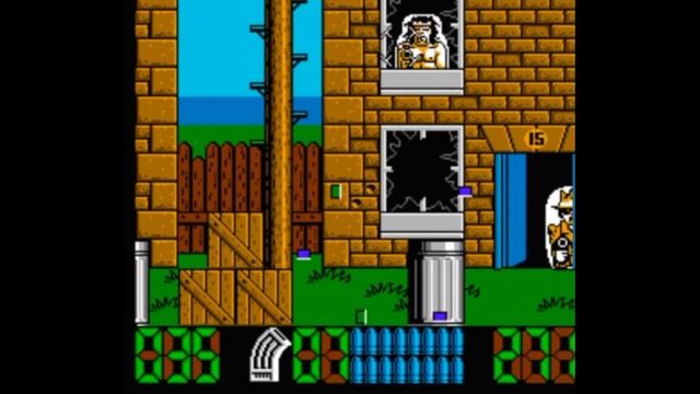 Dendy (Famicom,Nintendo,Nes) 8-bit Robocop 2 part stage 2