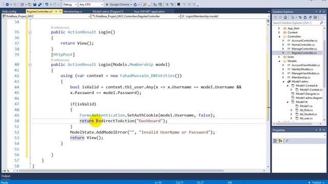 Tutorial 32: (Part 1) Roles in MVC | Assigning Role to User and Admin with Filters in MVC смотреть онлайн