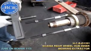 D1391 Грузовики SCANIA. Съёмник внутреннего подшипника ступицы заднего колеса.