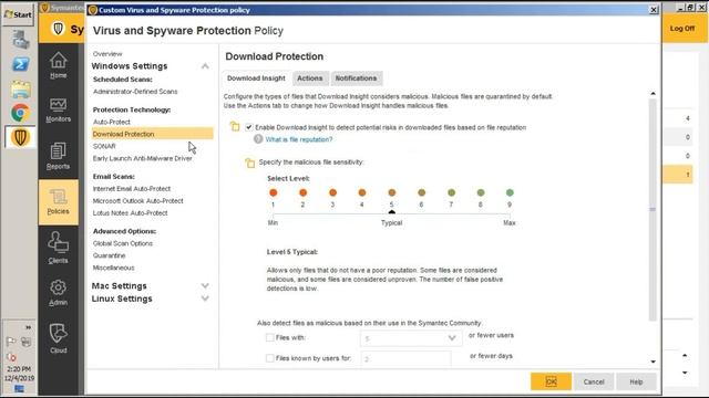 Antivirus and Antispyware Policies | Symantec Endpoint Protection смотреть онлайн