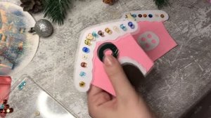 Пряничный домик из фетра. Новогодние поделки с детьми. #новыйгод #поделкисвоимируками