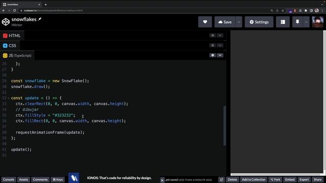 Aprende a crear el efecto de caida de nieve con canvas y JavaScript смотреть онлайн