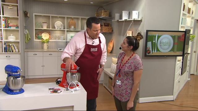 KitchenAid 3.5qt. Mini Artisan Stand Mixer with Flex Edge Beater on QVC смотреть онлайн