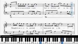 Careless Whisper - George Michael - (Sheets Piano score Careless Whisper Tutorial George Michael)