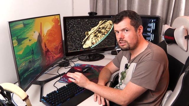 Samsung 32" WQHD 144 Hz Curved gaming monitor review by T3 смотреть онлайн
