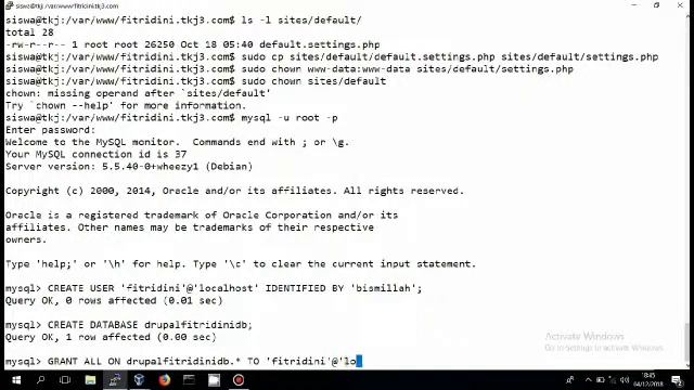 Drupal 7 Installation on Debian Linux 7.8 смотреть онлайн