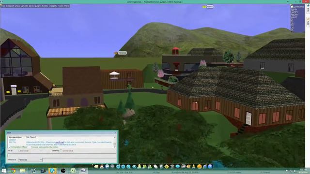 Active Worlds - Faldon Village! - SW City Nostalgia Tour S1E5 (Before There Was Minecraft) смотреть онлайн