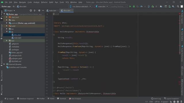 Call C# .NET APIs from a Flutter Android App with native Dart client and DTOs смотреть онлайн