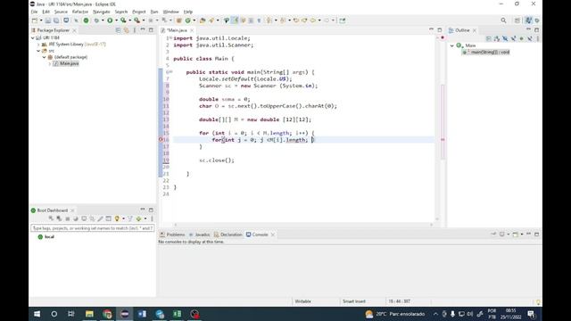 Aprenda a calcular a diagonal inferior de matrizes em Java - URI 1184 - Beecrowd смотреть онлайн