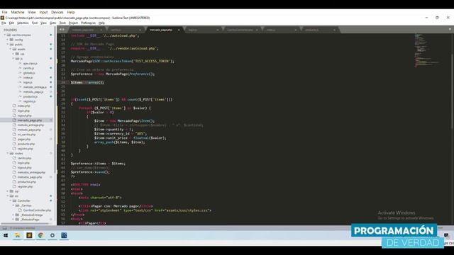 ? ?? 8. Cómo Integrar Mercado Pago con PHP SDK | Cómo hacer un Carrito de Compras ? Monedas/Currenc смотреть онлайн