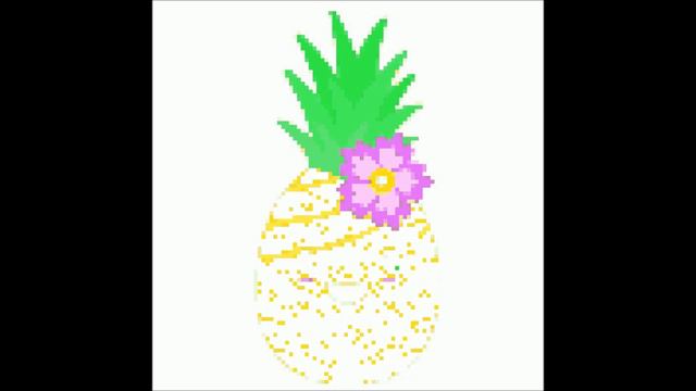PIXEL ART COLOR - Baby Learn How To Draw Pixel Cartoon Pineapple смотреть онлайн
