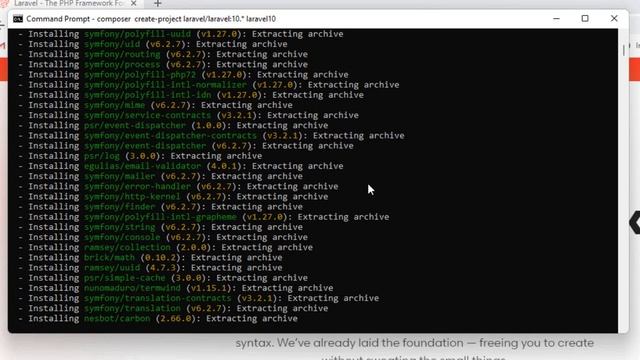 Tutorial Install Laravel 10.x смотреть онлайн