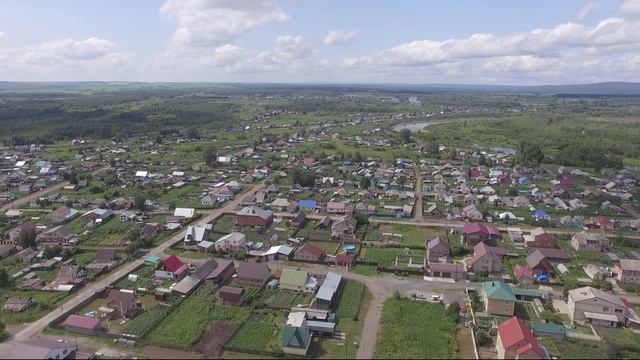 Поселок Строителей. Полет на дроне. Назарово, Красноярский край смотреть онлайн