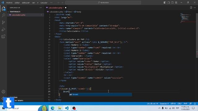 Como crear una calculadora en php - tuntoriales смотреть онлайн