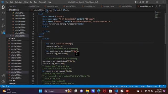 JavaScript String Function | String Functions in JavaScript | JavaScript Tutorial In Hindi смотреть онлайн