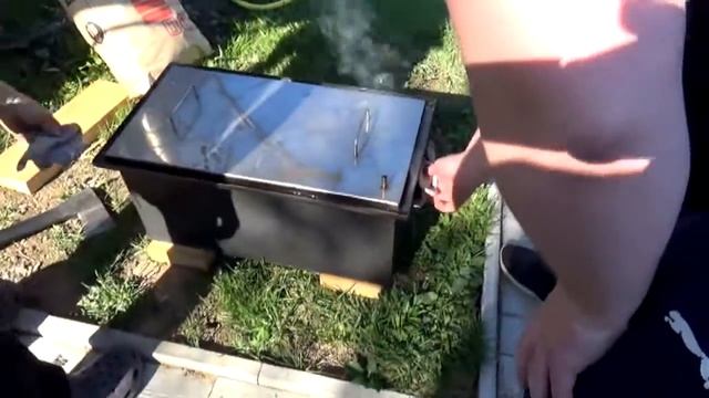 Копчение. Как мы в Тучково рыбку коптили...:) смотреть онлайн