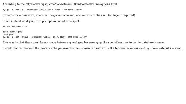 Ubuntu: sh script for executing mysql script with entering pass (2 Solutions!!) смотреть онлайн