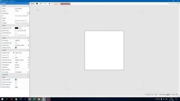 Construct 3 | Открыть основные панели