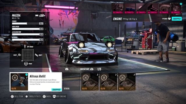 NFS HEAT - MAZDA MX-5 '96 BEST BUILD & ENGINE смотреть онлайн