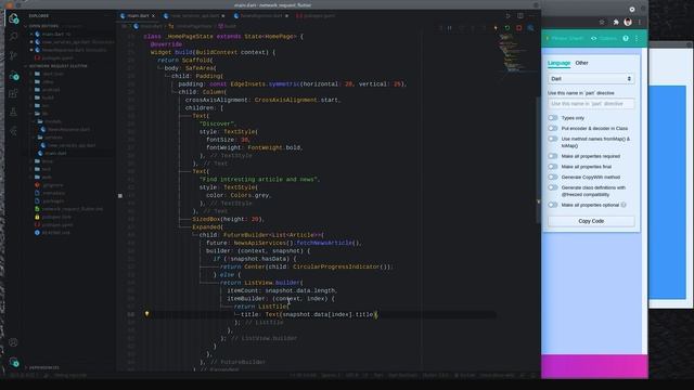 Dio Http request flutter API request | News app смотреть онлайн
