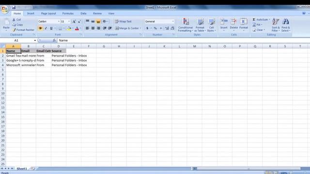 How to Export extracted emails to Excel -- RA Outlook Email Extractor смотреть онлайн